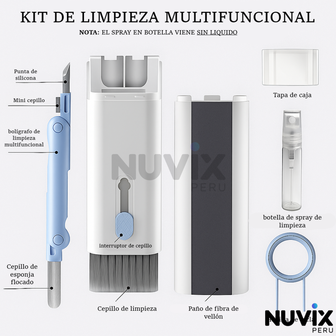 Kit de limpieza Multifuncional | 7 en 1